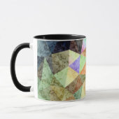Polygonales Marmormuster Tasse (Links)