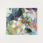 Polygonales Marmormuster Wandteppich (Vorderseite (Horizontal))