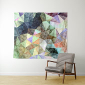 Polygonales Marmormuster Wandteppich (Beispiel (Horizontal))