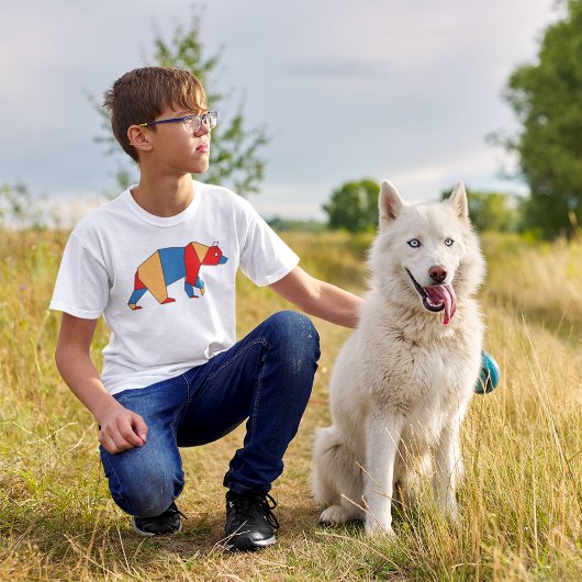 Polygonbären-Cartoon Art T-Shirt