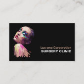 Polygondesign, plastischer Chirurg, plastische Ope Visitenkarte (Vorderseite)
