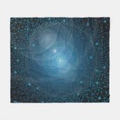 Polygone - Künstliche Intelligenz Fleecedecke (Vorderseite (Horizontal))