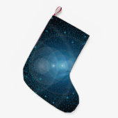 Polygone - Künstliche Intelligenz Kleiner Weihnachtsstrumpf (Vorderansicht (hängend))