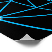 Polygone - Künstliche Intelligenz Poster (Ecke)