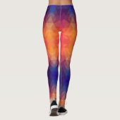 Polygone Love - Power Yoga Leggings (Rückseite)