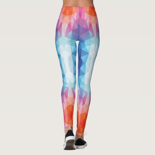 Polygone Love - Power Yoga Leggings (Rückseite)