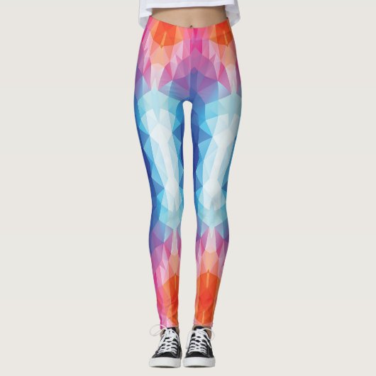 Polygone Love - Power Yoga Leggings (Vorderseite)