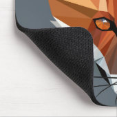 Polygonfox-Gewohnheit Mousepad (Ecke)