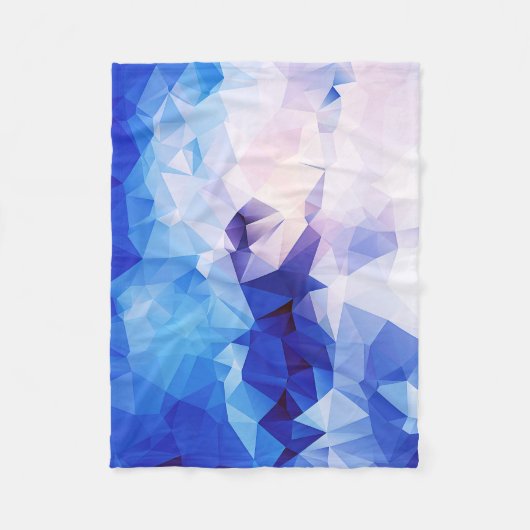 Polygongrafik Fleecedecke (Vorderseite)