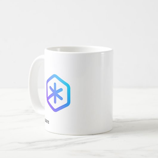 Polygonia Tasse Zwei Seiten (Vorderseite Links)