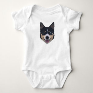 Polygonkunst - Hundelrüben - Wildsüße Tiere Baby Strampler