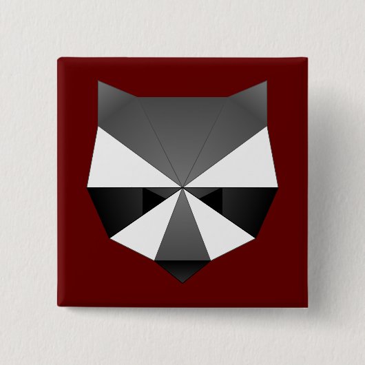 Polygonraccoon Button (Vorderseite)