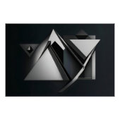 Polygons-Präzise Overlays Poster (Vorderseite)