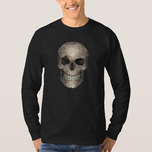 Polygons Schädel T-Shirt (Vorderseite)