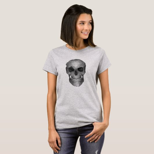 Polygons skull T-Shirt (Vorne ganz)