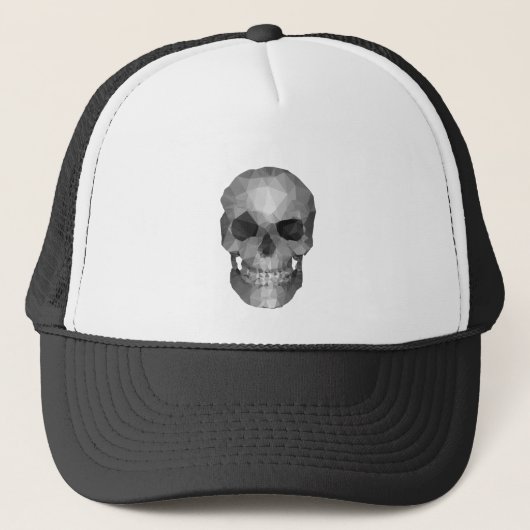 Polygons skull truckerkappe (Vorderseite)