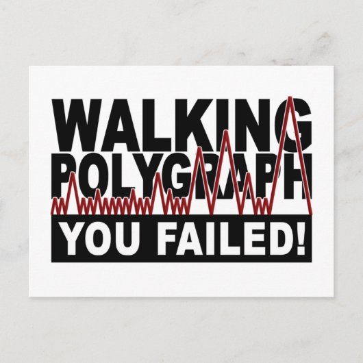 Polygraphen-Postkarte Postkarte (Vorderseite)
