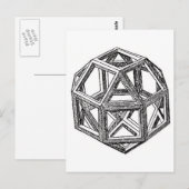 Polyhedra. Postkarte (Vorne/Hinten)