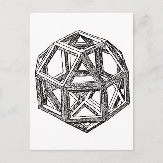 Polyhedra. Postkarte (Vorderseite)