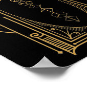 Polyhedral Dice Schwert Deko Retro (Ecke)