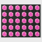 Polyhedral-Würfel Geschenkpapier (Flach)