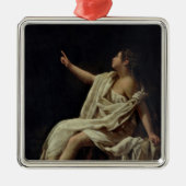 Polyhymnia, das Muse lyrischer Poesie, 1620 Silbernes Ornament (Vorne)