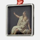 Polyhymnia, das Muse lyrischer Poesie, 1620 Silbernes Ornament (Links)