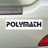 Polymathe Autoaufkleber (Auf Auto)