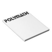 Polymathe Notizblock (angewinkelt)