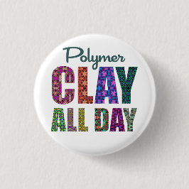 Polymer Clay All Day Button
