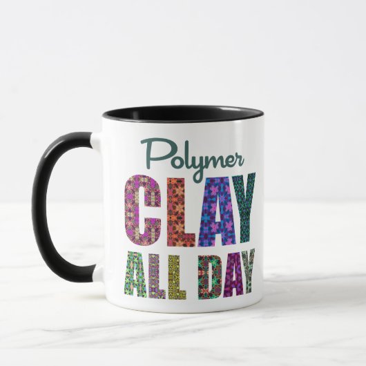 Polymer Clay All Day Tasse (Links)