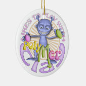 Polymer-Lehm-Künstler-personalisierte Verzierung Keramik Ornament (Rechts)