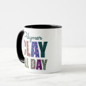 Polymer-Ton den ganzen Tag Tasse (Vorderseite Links)