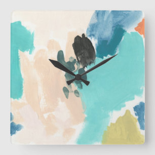 Polymere III Quadratische Wanduhr