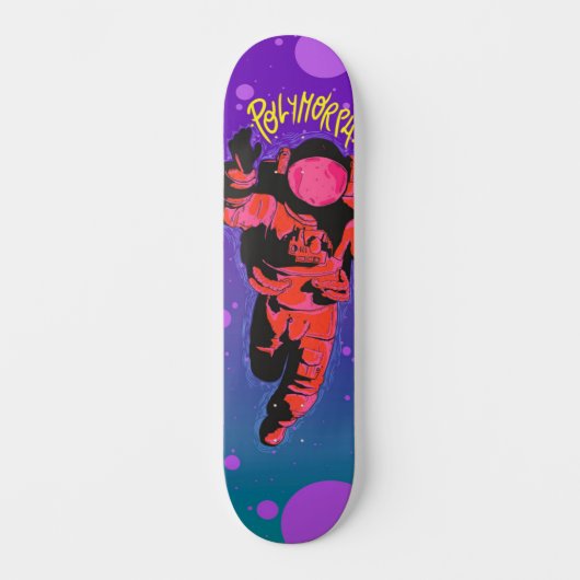 Polymorph Astronaut Skateboard (Vorderseite)