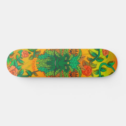 Polymorph Green Man (Father Earth) Skateboard (Horizontal)
