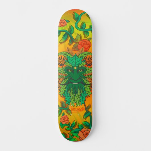 Polymorph Green Man (Father Earth) Skateboard (Vorderseite)