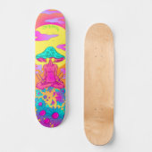 Polymorph Hippie Mushroom Skateboard (Vorderseite)