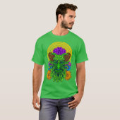 Polymorph Psychedelic Green Man T - Shirt (Vorne ganz)