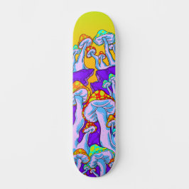 Polymorph Psychedelic Mushroom Mountain Skateboard