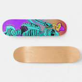Polymorph Psychedelic Skeleton Skateboard (Horizontal)