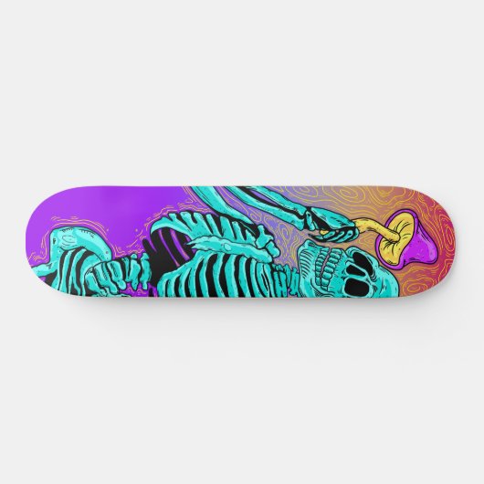 Polymorph Psychedelic Skeleton Skateboard (Horizontal)