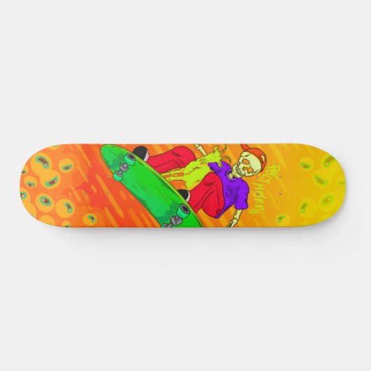 Polymorph Skeleton & Friends Skateboard (Horizontal)