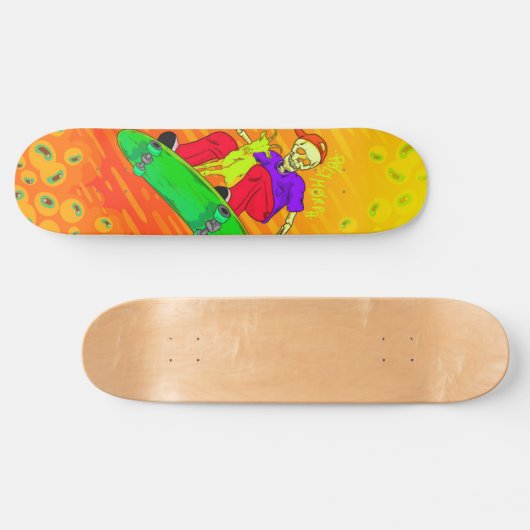 Polymorph Skeleton & Friends Skateboard (Horizontal)