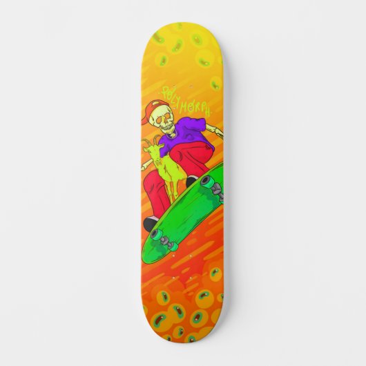 Polymorph Skeleton & Friends Skateboard (Vorderseite)