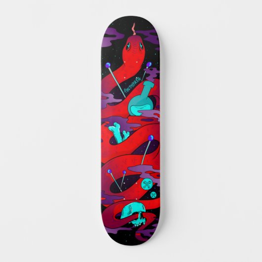 Polymorph Voodoo Snake Skateboard (Vorderseite)
