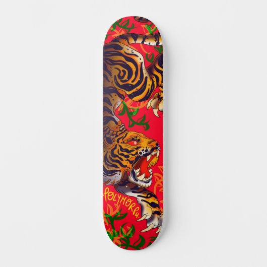 Polymorph Year of the Tiger Skateboard (Vorderseite)