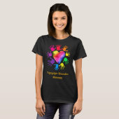 Polymyalgie Rheumatica Awareness Hands T-Shirt (Vorne ganz)
