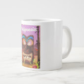 Polynesia Tiki maske Jumbo-Tasse (Vorderseite Rechts)