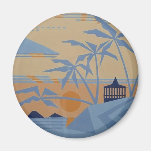 POLYNESIAN SUNSET-Magnet Magnet (Vorne)